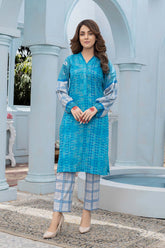 2-PC Digital Printed Shirt With Cotton Straight Trouser CPM22-63